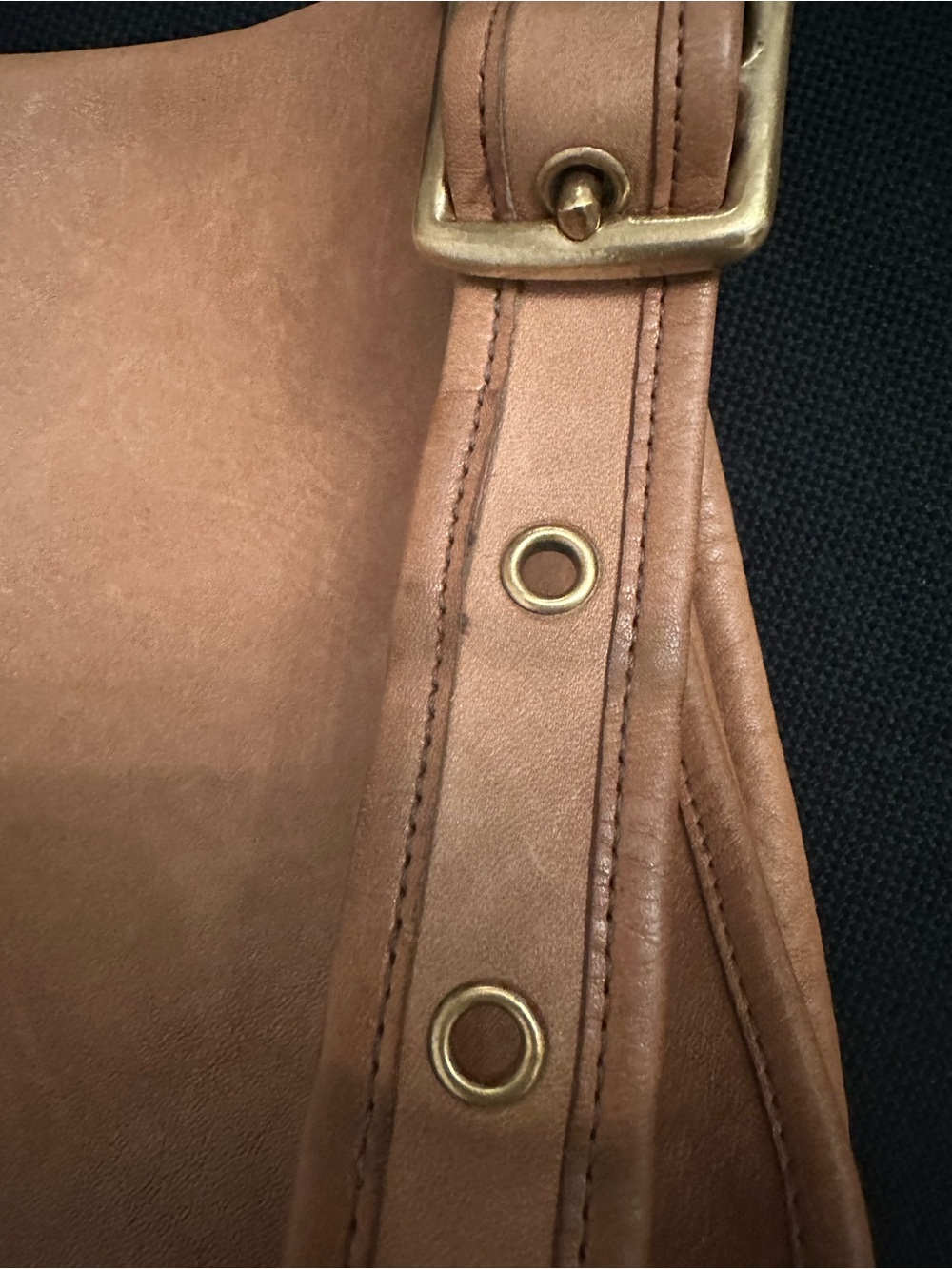 Coach NYC Vintage Stewardess Shoulder Bag- Putty/British Tan (?) - Picture 5 of 12